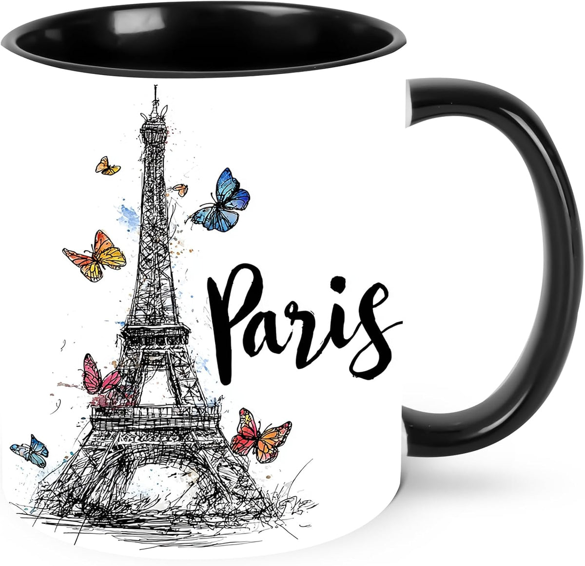Sunflower Coffee Mug Ceramic Tea Cup With Handle Funny Porcelain Mugs for Women Dishwasher Microwave Safe 11oz