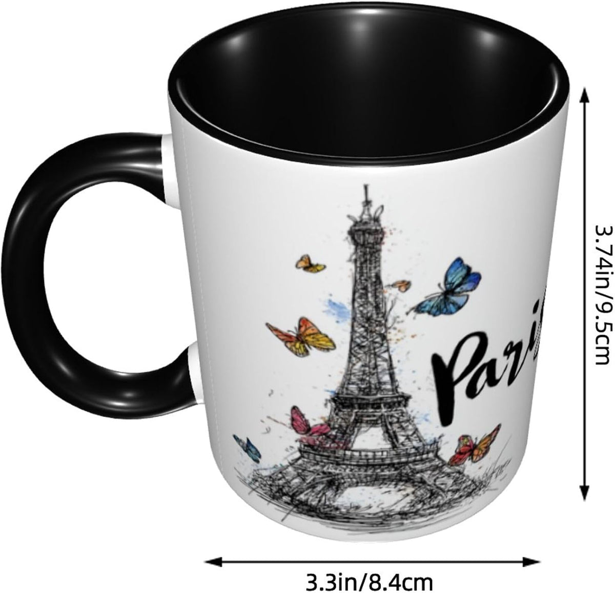 Sunflower Coffee Mug Ceramic Tea Cup With Handle Funny Porcelain Mugs for Women Dishwasher Microwave Safe 11oz