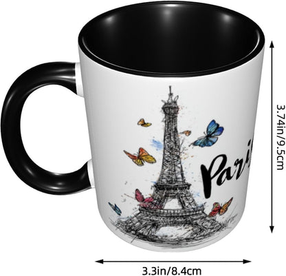 Sunflower Coffee Mug Ceramic Tea Cup With Handle Funny Porcelain Mugs for Women Dishwasher Microwave Safe 11oz