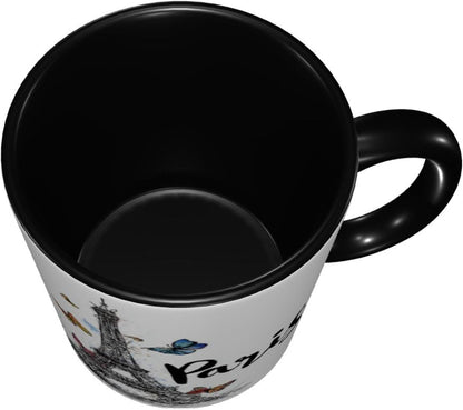 Sunflower Coffee Mug Ceramic Tea Cup With Handle Funny Porcelain Mugs for Women Dishwasher Microwave Safe 11oz
