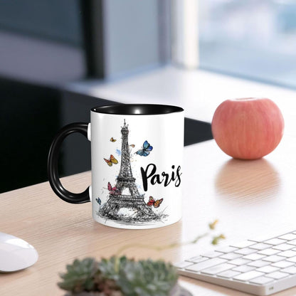 Sunflower Coffee Mug Ceramic Tea Cup With Handle Funny Porcelain Mugs for Women Dishwasher Microwave Safe 11oz