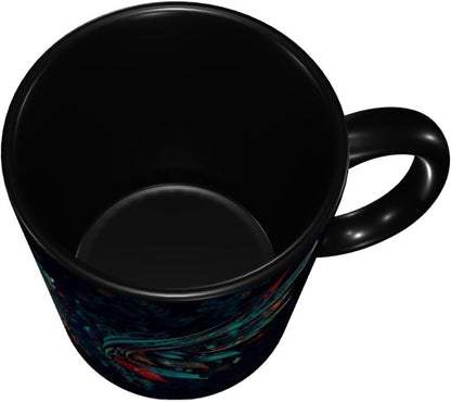 Sunflower Coffee Mug Ceramic Tea Cup With Handle Funny Porcelain Mugs for Women Dishwasher Microwave Safe 11oz