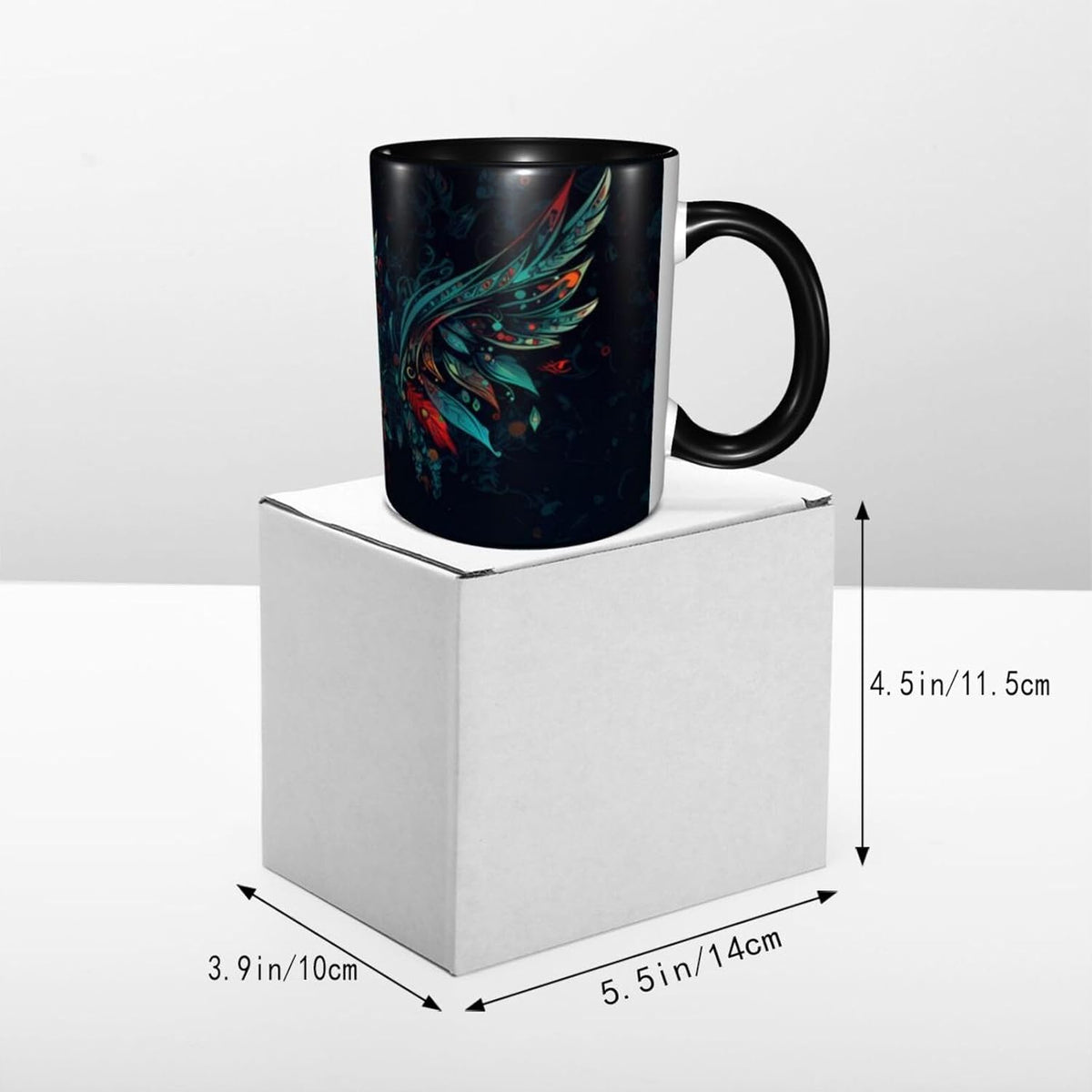 Sunflower Coffee Mug Ceramic Tea Cup With Handle Funny Porcelain Mugs for Women Dishwasher Microwave Safe 11oz
