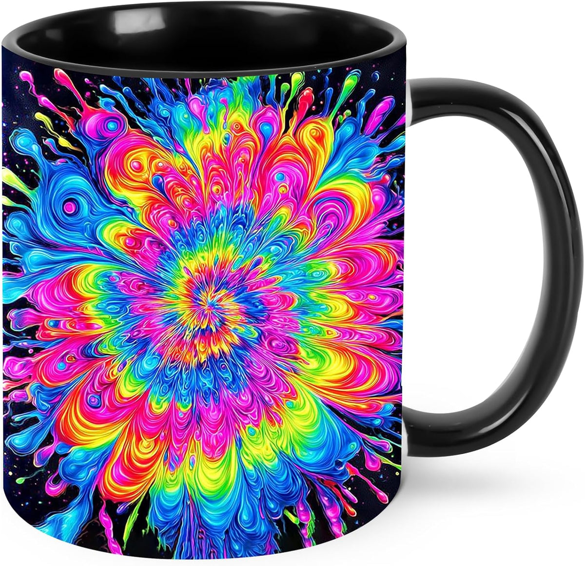 Sunflower Coffee Mug Ceramic Tea Cup With Handle Funny Porcelain Mugs for Women Dishwasher Microwave Safe 11oz