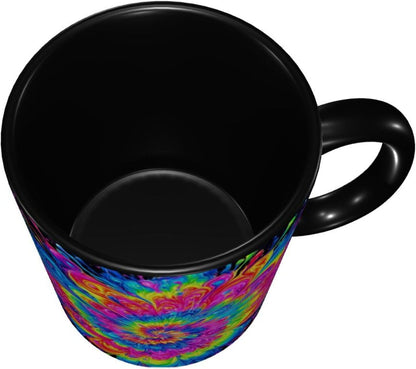 Sunflower Coffee Mug Ceramic Tea Cup With Handle Funny Porcelain Mugs for Women Dishwasher Microwave Safe 11oz