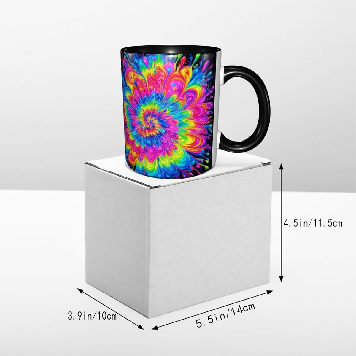 Sunflower Coffee Mug Ceramic Tea Cup With Handle Funny Porcelain Mugs for Women Dishwasher Microwave Safe 11oz