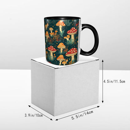 Sunflower Coffee Mug Ceramic Tea Cup With Handle Funny Porcelain Mugs for Women Dishwasher Microwave Safe 11oz