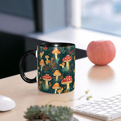 Sunflower Coffee Mug Ceramic Tea Cup With Handle Funny Porcelain Mugs for Women Dishwasher Microwave Safe 11oz