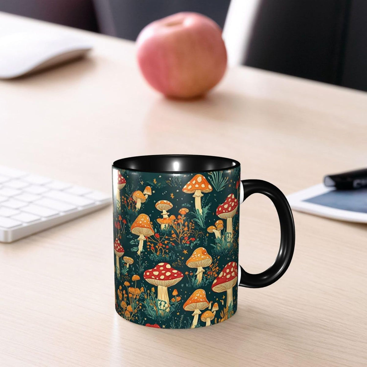 Sunflower Coffee Mug Ceramic Tea Cup With Handle Funny Porcelain Mugs for Women Dishwasher Microwave Safe 11oz