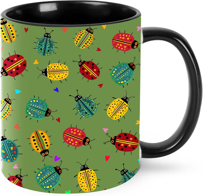Sunflower Coffee Mug Ceramic Tea Cup With Handle Funny Porcelain Mugs for Women Dishwasher Microwave Safe 11oz