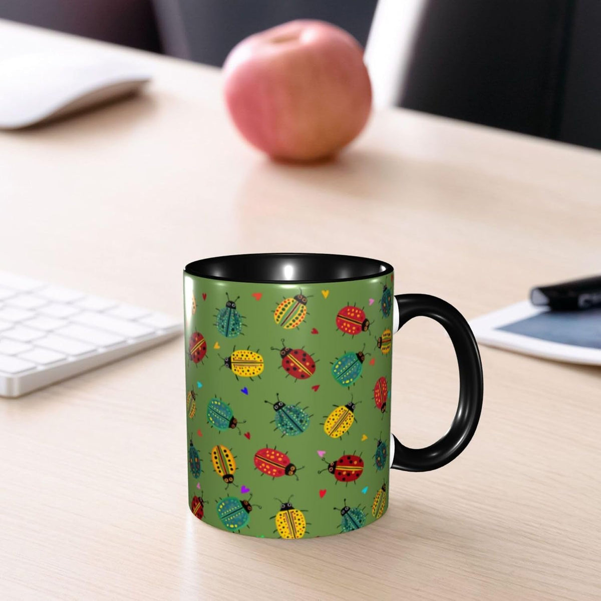 Sunflower Coffee Mug Ceramic Tea Cup With Handle Funny Porcelain Mugs for Women Dishwasher Microwave Safe 11oz