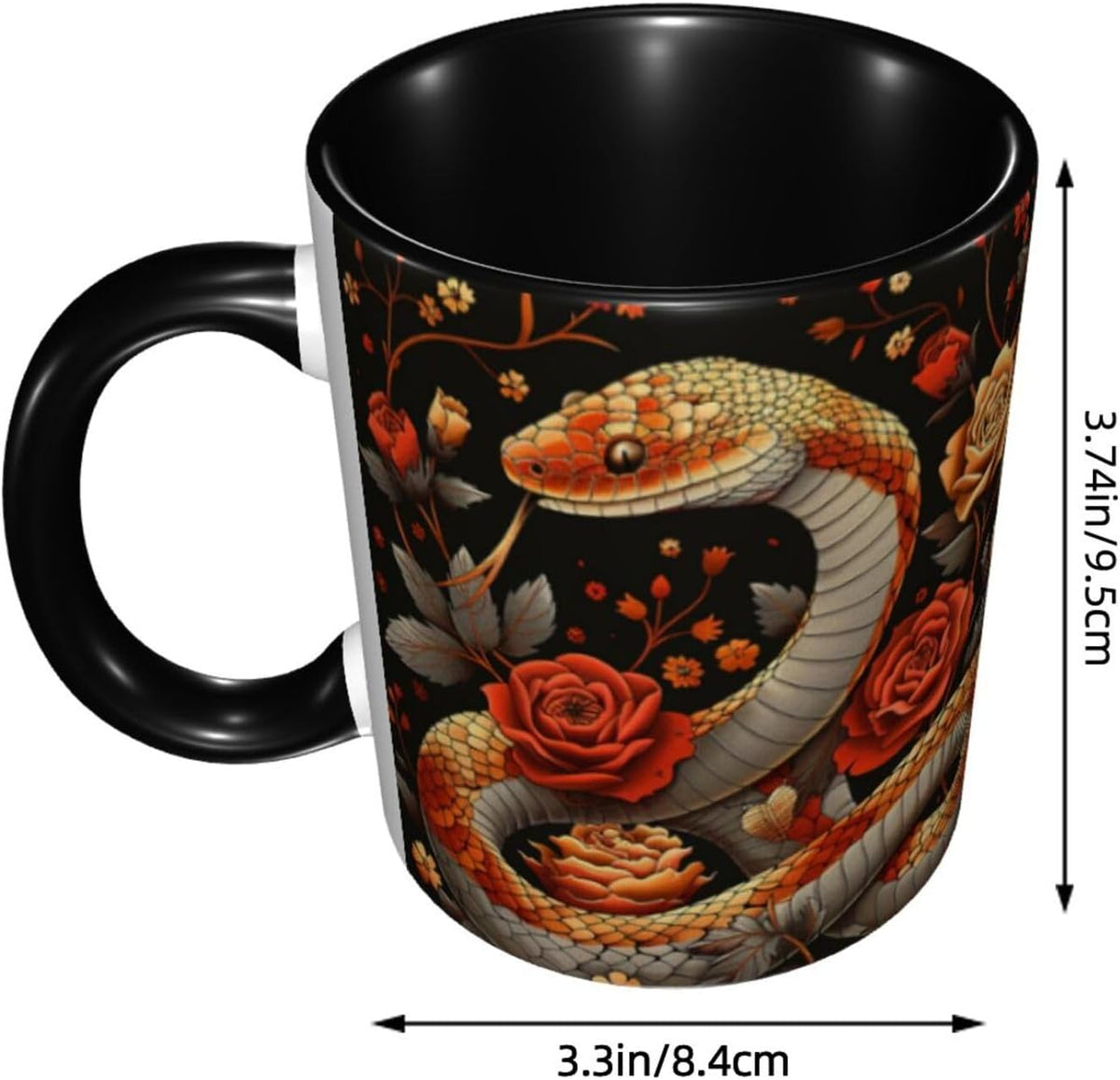 Sunflower Coffee Mug Ceramic Tea Cup With Handle Funny Porcelain Mugs for Women Dishwasher Microwave Safe 11oz