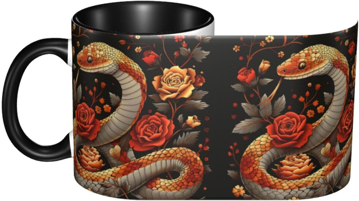 Sunflower Coffee Mug Ceramic Tea Cup With Handle Funny Porcelain Mugs for Women Dishwasher Microwave Safe 11oz