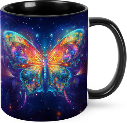 Sunflower Coffee Mug Ceramic Tea Cup With Handle Funny Porcelain Mugs for Women Dishwasher Microwave Safe 11oz