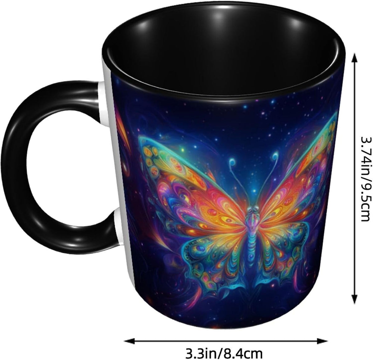 Sunflower Coffee Mug Ceramic Tea Cup With Handle Funny Porcelain Mugs for Women Dishwasher Microwave Safe 11oz