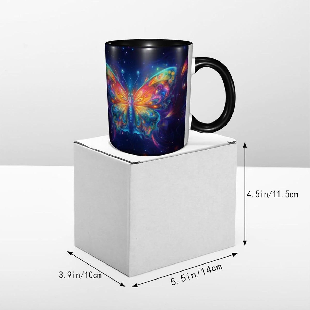 Sunflower Coffee Mug Ceramic Tea Cup With Handle Funny Porcelain Mugs for Women Dishwasher Microwave Safe 11oz