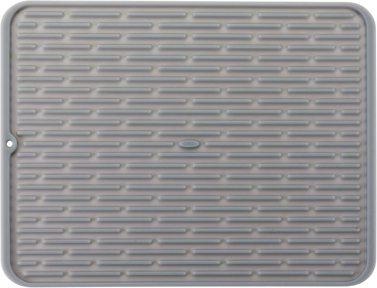 1372100 Good Grips Silicone Stemware Drying Mat, Gray