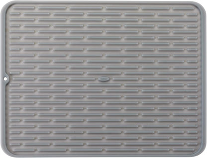 1372100 Good Grips Silicone Stemware Drying Mat, Gray