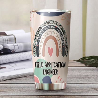 Let All You Do Be Done In Love Postal Clerk Tumbler Stainless Steel 20oz, Office Gifts Women Men Work Friends Coworker, Driking Coffee Cup For Birthday Christmas - Colors G