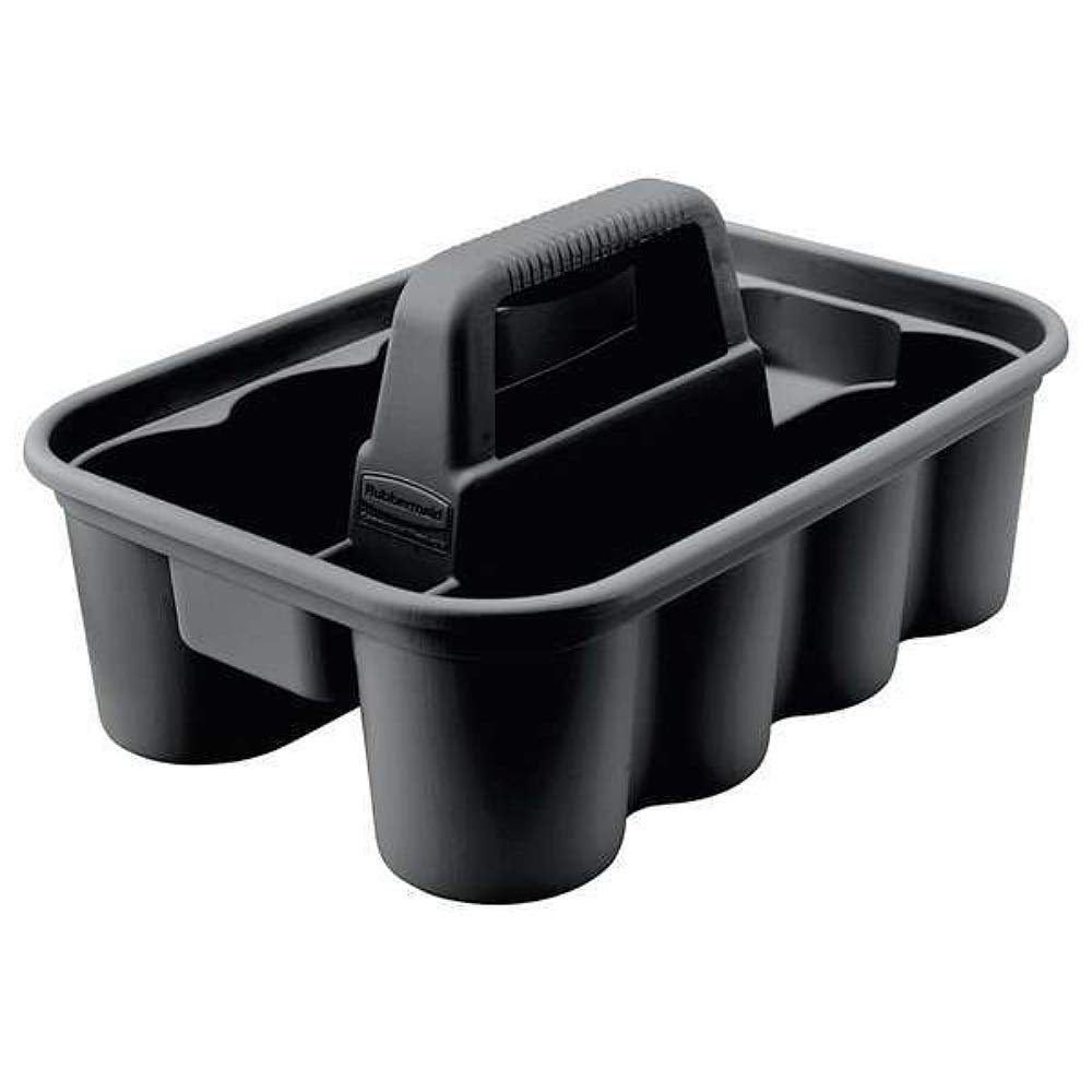 Deluxe Carry Caddy for Take-Out Coffee/Soft Drinks Postmates/Uber Eats/Food Delivery Cleaning Products Sports/Water Bottles Black
