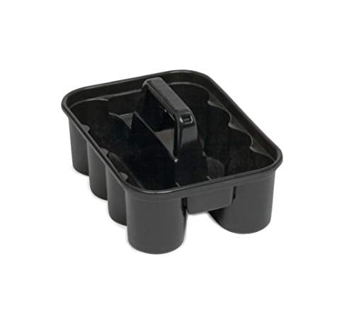 Deluxe Carry Caddy for Take-Out Coffee/Soft Drinks Postmates/Uber Eats/Food Delivery Cleaning Products Sports/Water Bottles Black