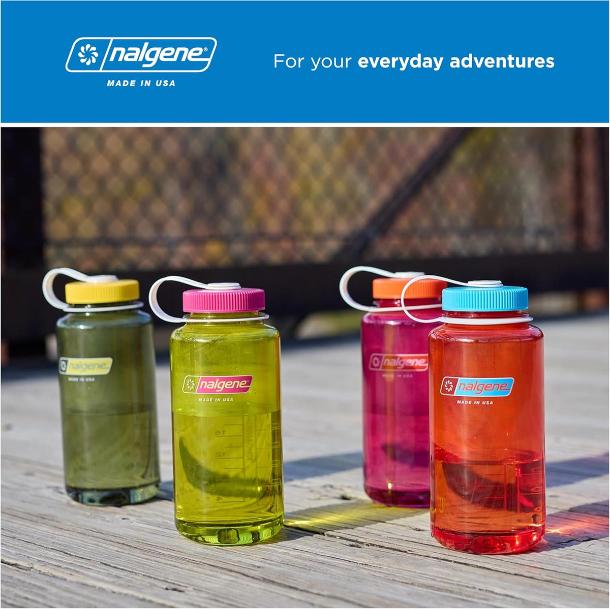 Monochrome BPA-Free Recycled Reusable Water Bottle for Backpacking, Hiking, Gym - 32 oz Shatterproof, Cotton