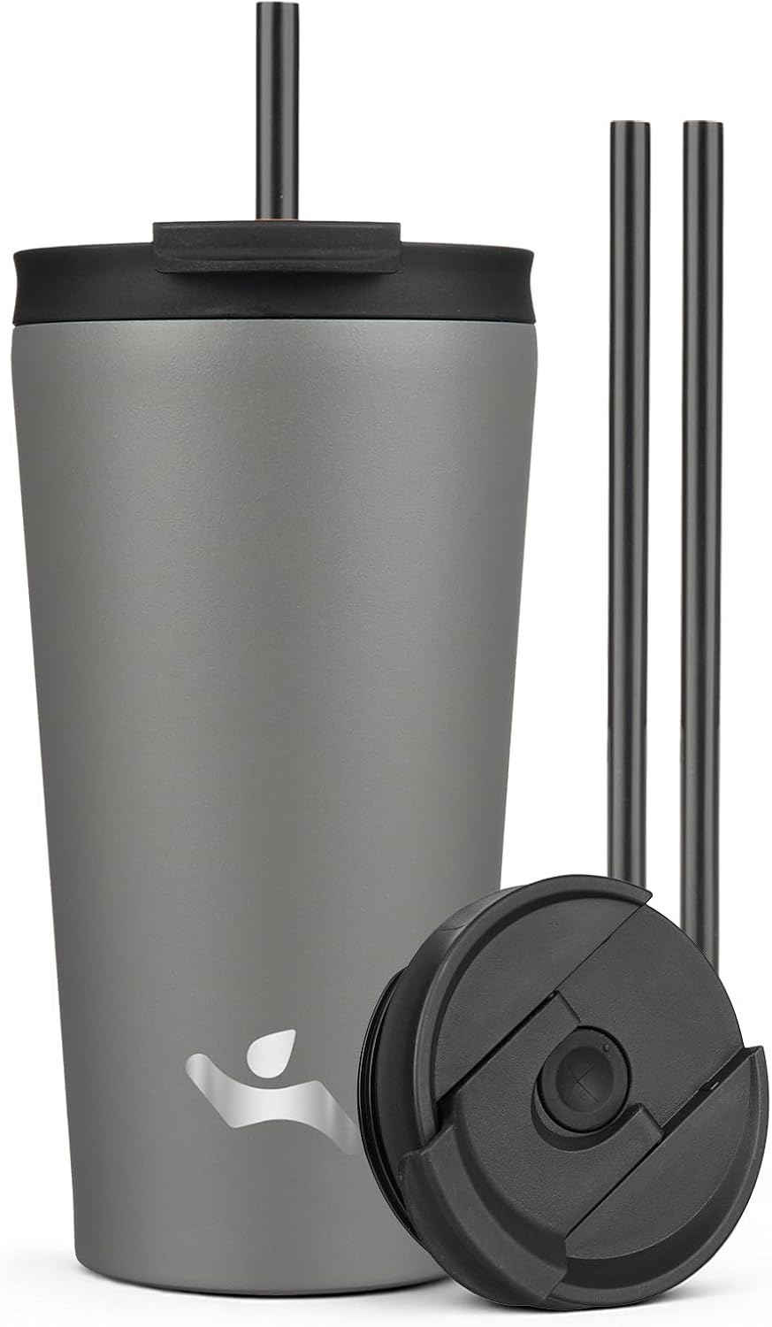 30 oz Insulated Tumbler Water Bottle with Straw Lid, Pastel Sunset