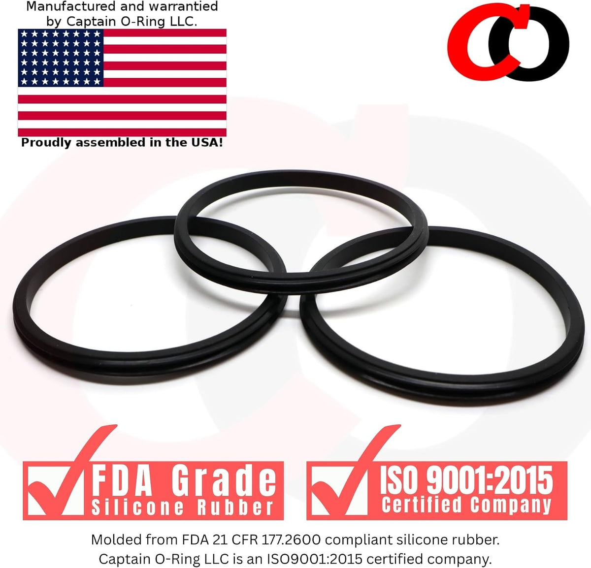 – Replacement Lid Seal Gaskets for Yeti Stainless Steel Insulated Tumbler Mugs (3 Pack) [20 oz Lid Size]