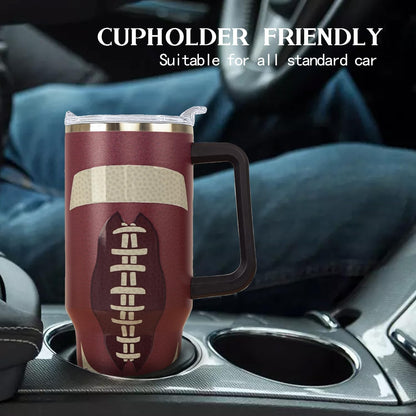Ceovfoi 40 oz Pickleball Coffee Mug Vacuum Insulated Travel Tumbler with Handle, Lid & Straw - Perfect Pickleball Gifts for Players, Coaches, Lovers | Pickleball Accessories - Colors B