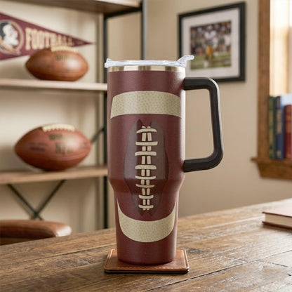 Ceovfoi 40 oz Pickleball Coffee Mug Vacuum Insulated Travel Tumbler with Handle, Lid & Straw - Perfect Pickleball Gifts for Players, Coaches, Lovers | Pickleball Accessories - Colors B