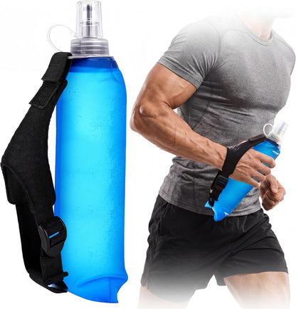 Handheld Running Soft Water Bottle Ultralight Tpu for Hydration