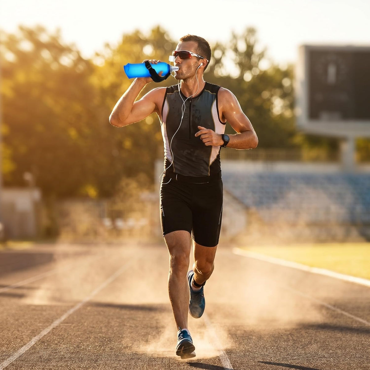 Handheld Running Soft Water Bottle Ultralight Tpu for Hydration