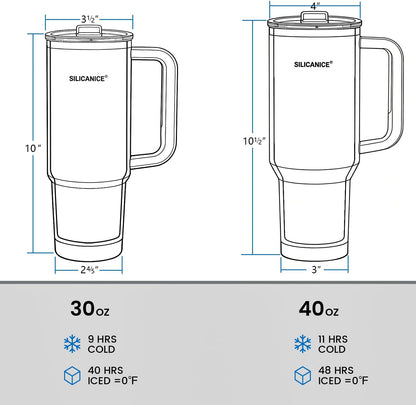 For Iced Coffee & Smoothies – Never Drink from a Moldy Lid Again: 20oz Hygienic Tumbler, 100% Leakproof Lid & Removable Foldable Spout. Reinforced Base, Fits Cup Holders - Cream