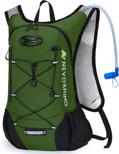 Lightweight Hydration Backpack, Running Backpack with 2L Water Bladder