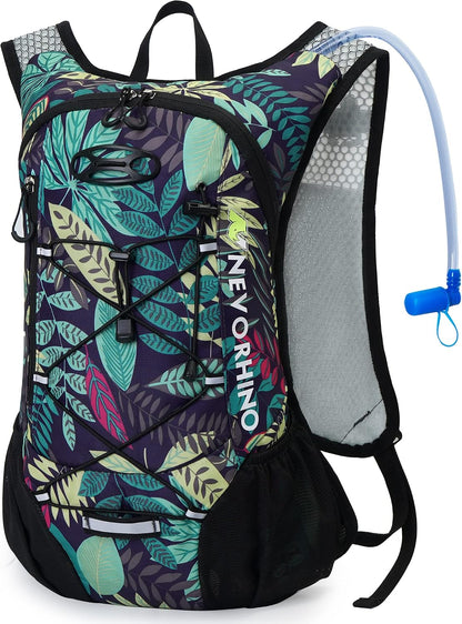 Lightweight Hydration Backpack, Running Backpack with 2L Water Bladder