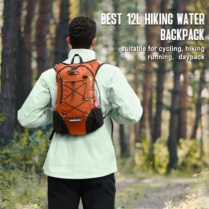 Lightweight Hydration Backpack, Running Backpack with 2L Water Bladder