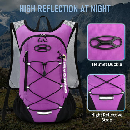 Lightweight Hydration Backpack, Running Backpack with 2L Water Bladder