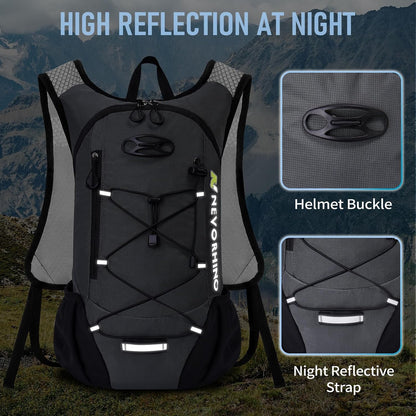Lightweight Hydration Backpack, Running Backpack with 2L Water Bladder