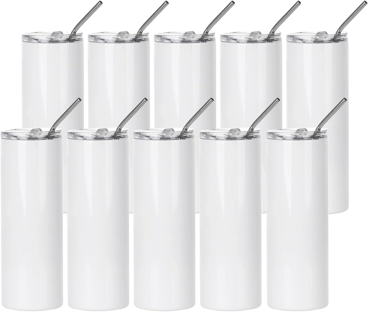 Sublimation Blanks Tumblers Straight Skinny 20 OZ