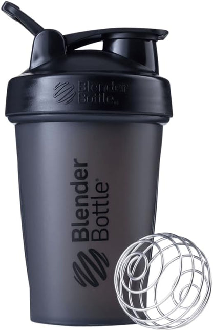 Classic V2 Plastic Shaker Bottle 20 oz Clear/Black