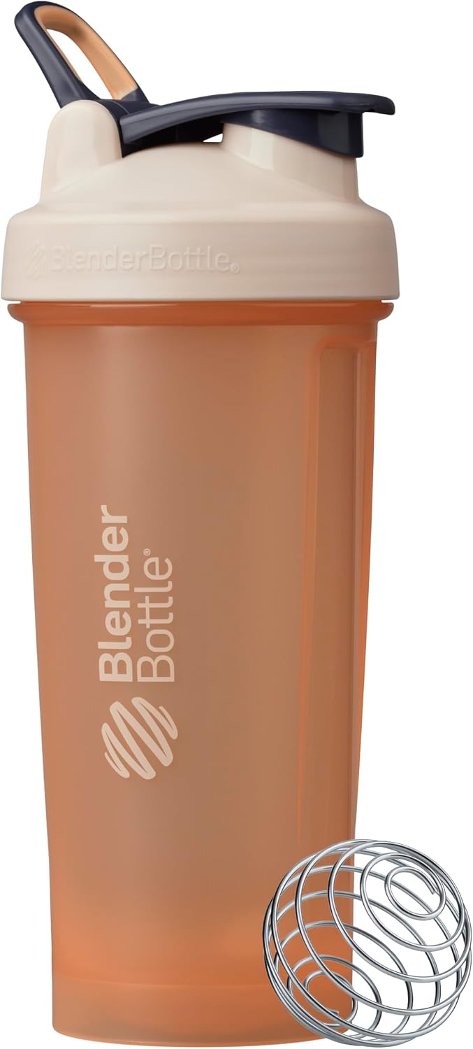 Classic V2 Plastic Shaker Bottle 20 oz Clear/Black