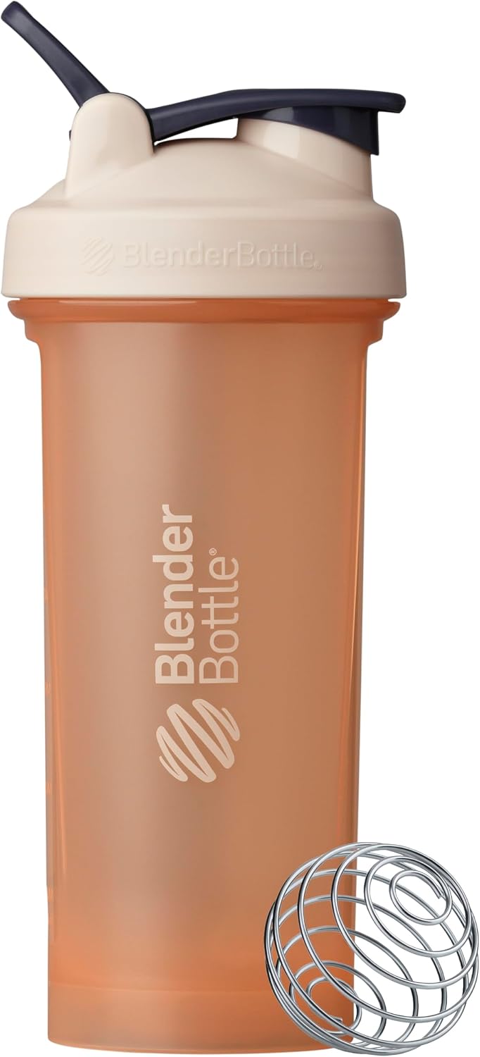 Classic V2 Plastic Shaker Bottle 20 oz Clear/Black