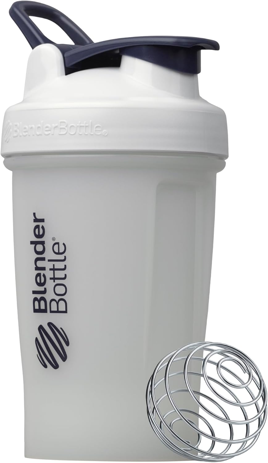 Classic V2 Plastic Shaker Bottle 20 oz Clear/Black