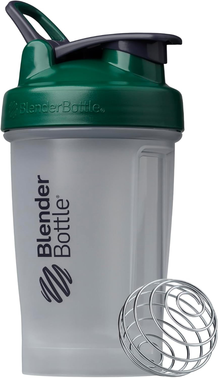 Classic V2 Plastic Shaker Bottle 20 oz Clear/Black