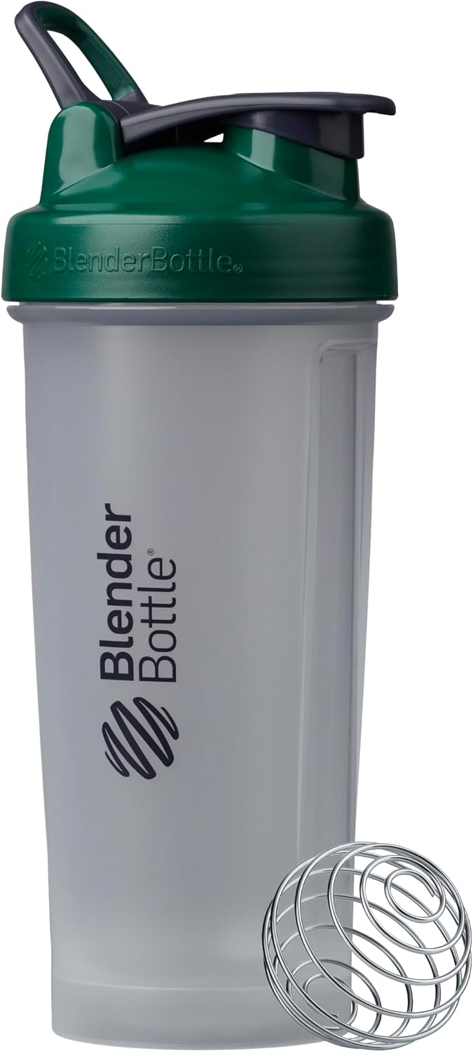 Classic V2 Plastic Shaker Bottle 20 oz Clear/Black