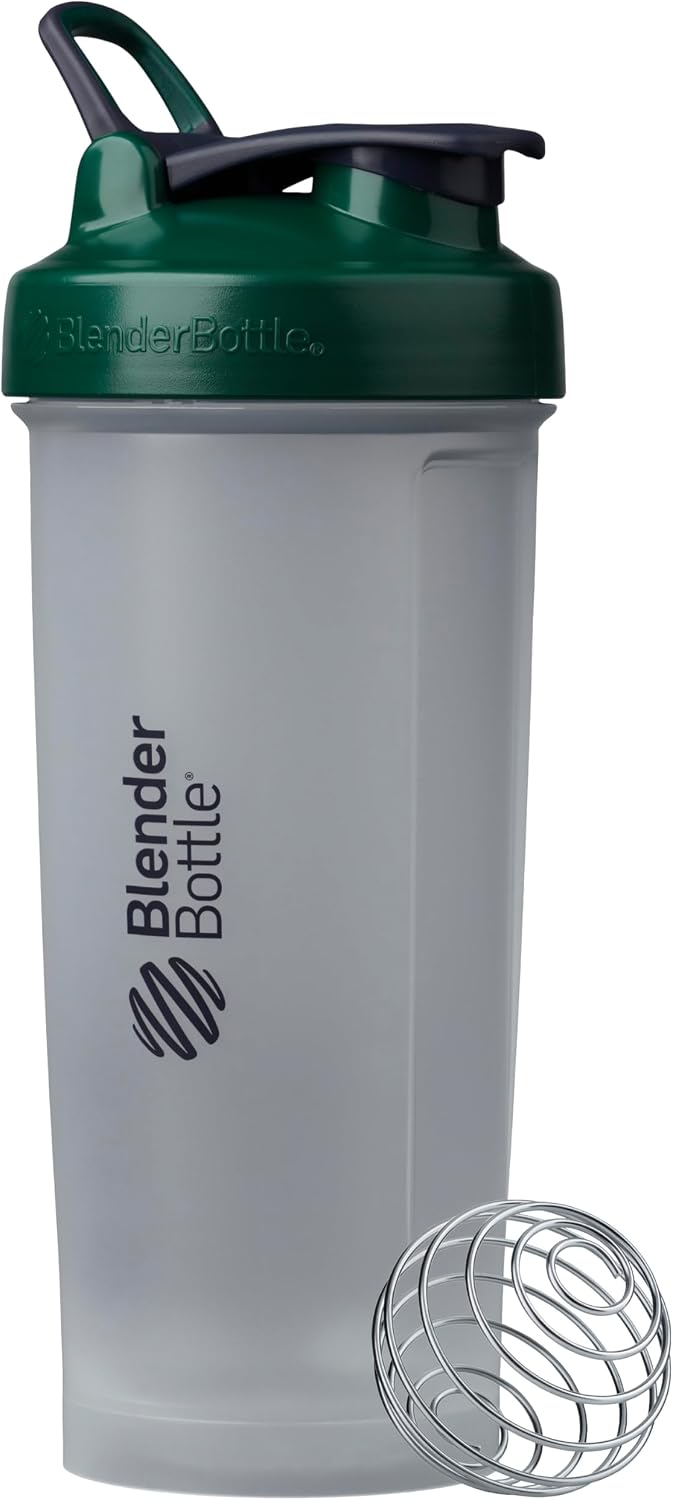 Classic V2 Plastic Shaker Bottle 20 oz Clear/Black