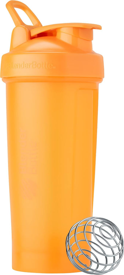Classic V2 Plastic Shaker Bottle 20 oz Clear/Black