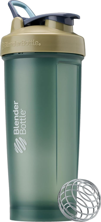Classic V2 Plastic Shaker Bottle 20 oz Clear/Black