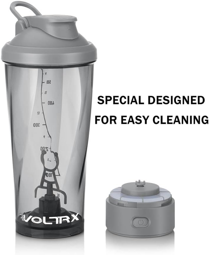Premium Electric Protein Shaker Bottle, Made with Tritan - BPA Free - 24 oz Vortex Portable Mixer Cup/USB Rechargeable Shaker Cups for Protein Shakes