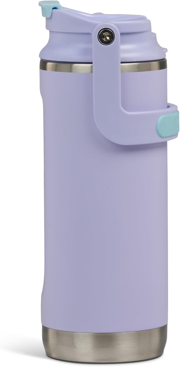 20 Oz Stainless Steel Sport Sipper Bottle, Thrift Pink